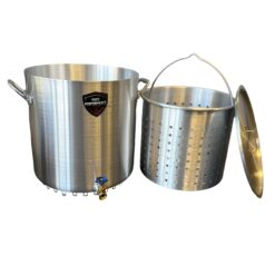 High Performance Cookers 100 Quart 3 -Burner Propane Manual Aluminized steel Boiler