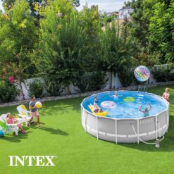 Intex 26723EH 15ft x 42in Prism Frame Above Ground Swimming Pool Set with Filter