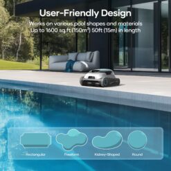 Aiper Scuba N1 Plus Cordless 6.1-in Robotic Pool Vacuum