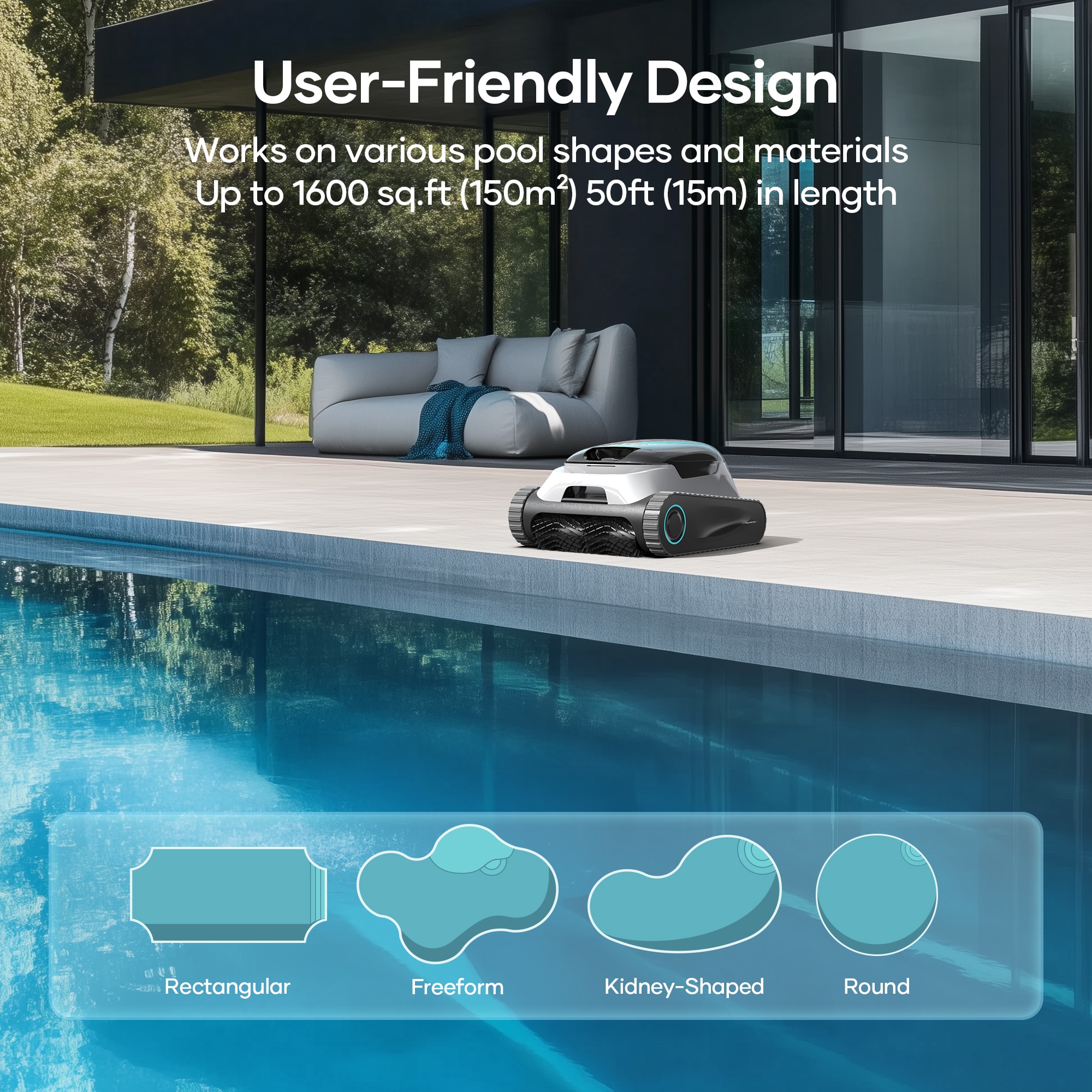 Aiper Scuba N1 Plus Cordless 6.1-in Robotic Pool Vacuum