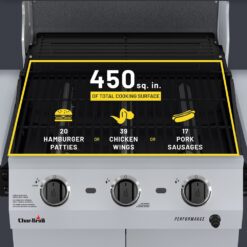 Charbroil Performance Series Clay 3 -Burner Liquid Propane Gas Grill