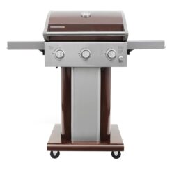 Permasteel Mocha 3 -Burner Liquid Propane Gas Grill