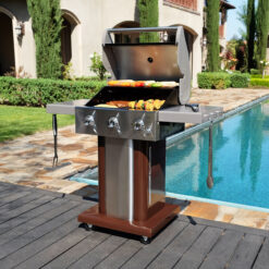 Permasteel Mocha 3 -Burner Liquid Propane Gas Grill