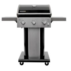Permasteel Black 3 -Burner Liquid Propane Gas Grill