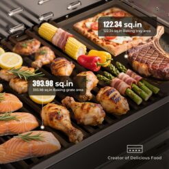 COWSAR Stainless steel 4 -Burner Liquid Propane Gas Grill