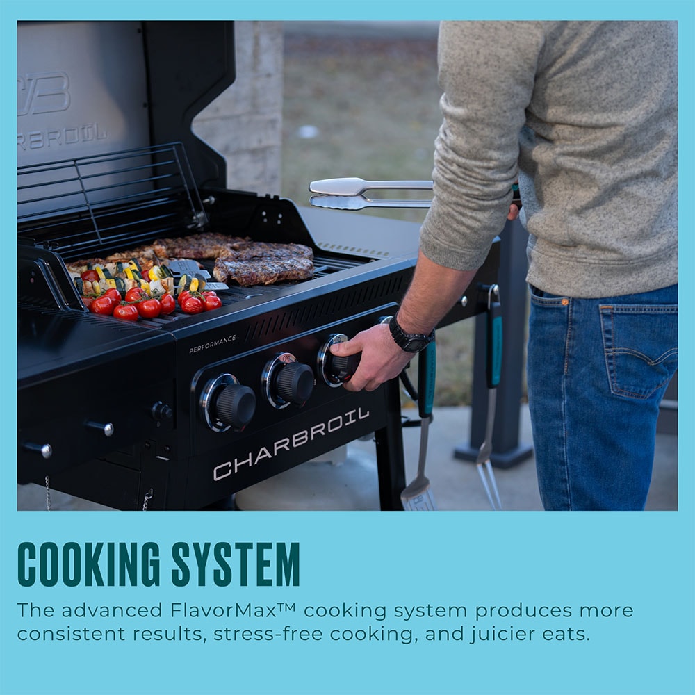 Charbroil Performance Series Black 4 -Burner Liquid Propane Gas Grill