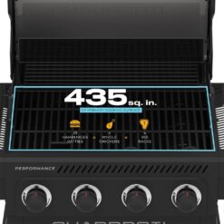 Charbroil Performance Series Black 4 -Burner Liquid Propane Gas Grill