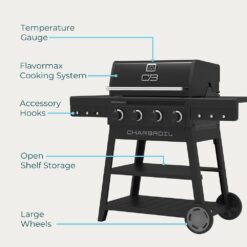 Charbroil Performance Series Black 4 -Burner Liquid Propane Gas Grill
