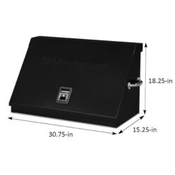 Montezuma Triangle 30.75-in W x 18.25-in H x 15.25-in D Steel Tool Chest ( Black )