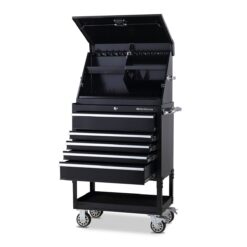 Montezuma Triangle 30.75-in W x 18.25-in H x 15.25-in D Steel Tool Chest ( Black )