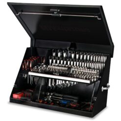 Montezuma Triangle 36.75-in W x 21.625-in H x 17.5-in D Steel Tool Chest ( Black )