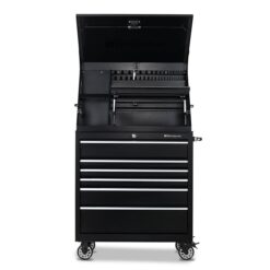 Montezuma Triangle 36.75-in W x 21.625-in H x 17.5-in D Steel Tool Chest ( Black )