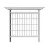 Vita Classic 80-in W x 90-in H White Vinyl/Polyresin Outdoor Privacy Screen