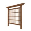 Vita Urban 80-in W x 90-in H Brown Vinyl Outdoor Privacy Screen