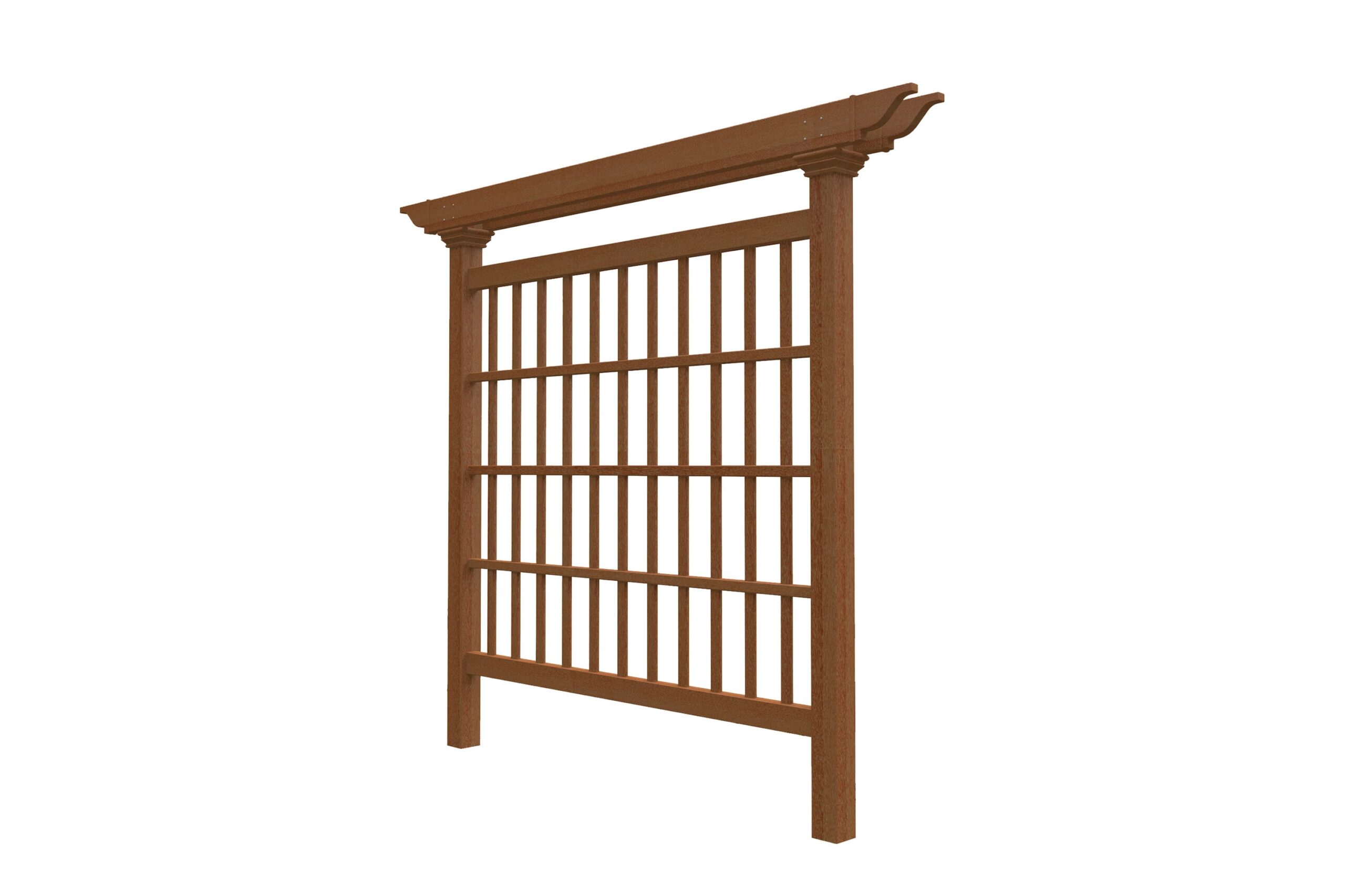 Vita Urban 80-in W x 90-in H Brown Vinyl Outdoor Privacy Screen