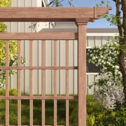 Vita Urban 80-in W x 90-in H Brown Vinyl Outdoor Privacy Screen