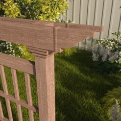 Vita Urban 80-in W x 90-in H Brown Vinyl Outdoor Privacy Screen