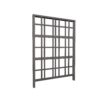 Vita Urbana 60-in W x 84-in H Espresso Brown Vinyl Zen Garden Trellis For Climbing Plants For Cucumbers For Roses