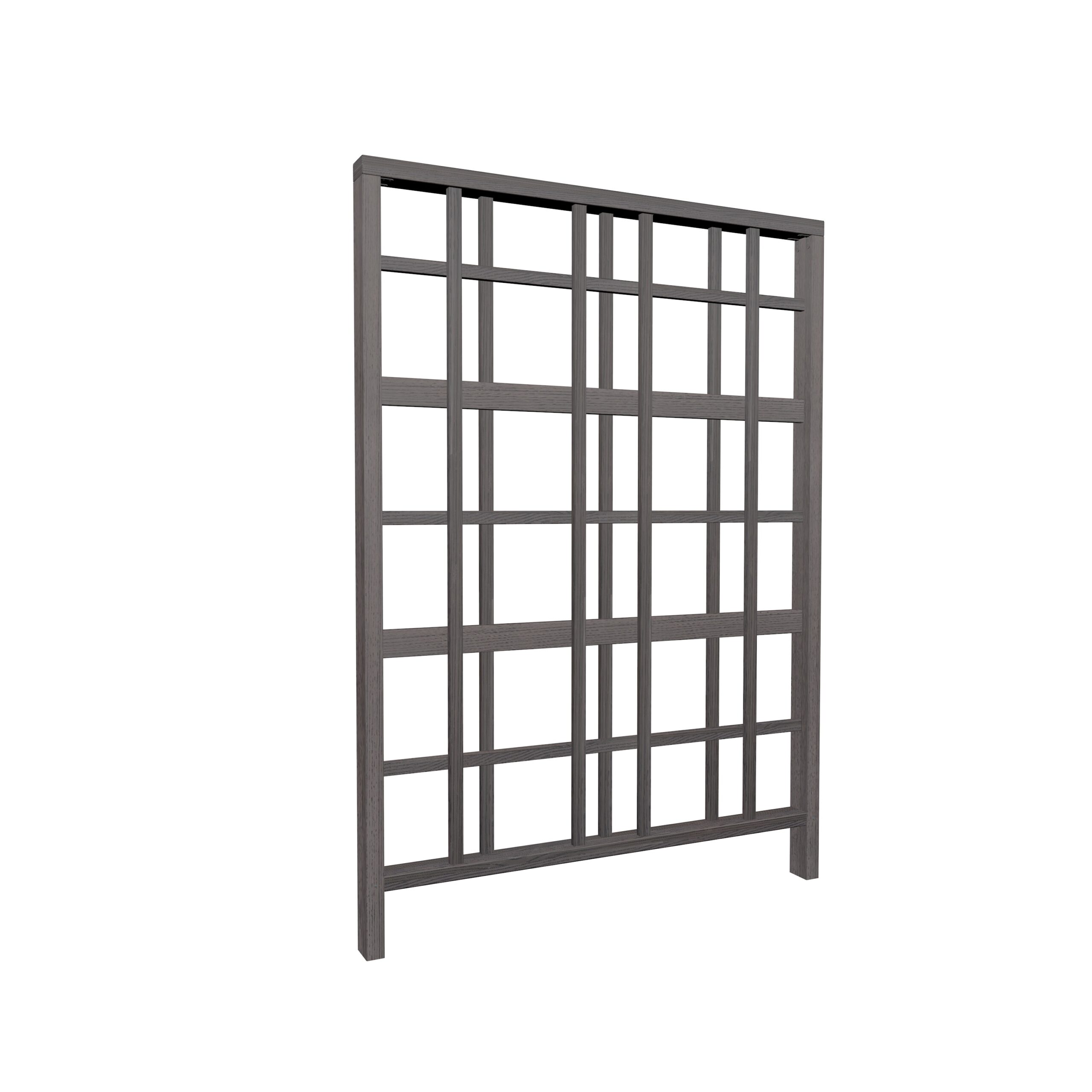 Vita Urbana 60-in W x 84-in H Espresso Brown Vinyl Zen Garden Trellis For Climbing Plants For Cucumbers For Roses