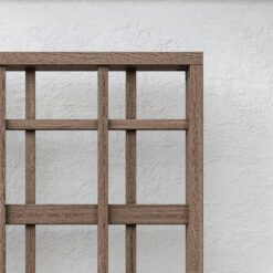 Vita Urbana 60-in W x 84-in H Espresso Brown Vinyl Zen Garden Trellis For Climbing Plants For Cucumbers For Roses