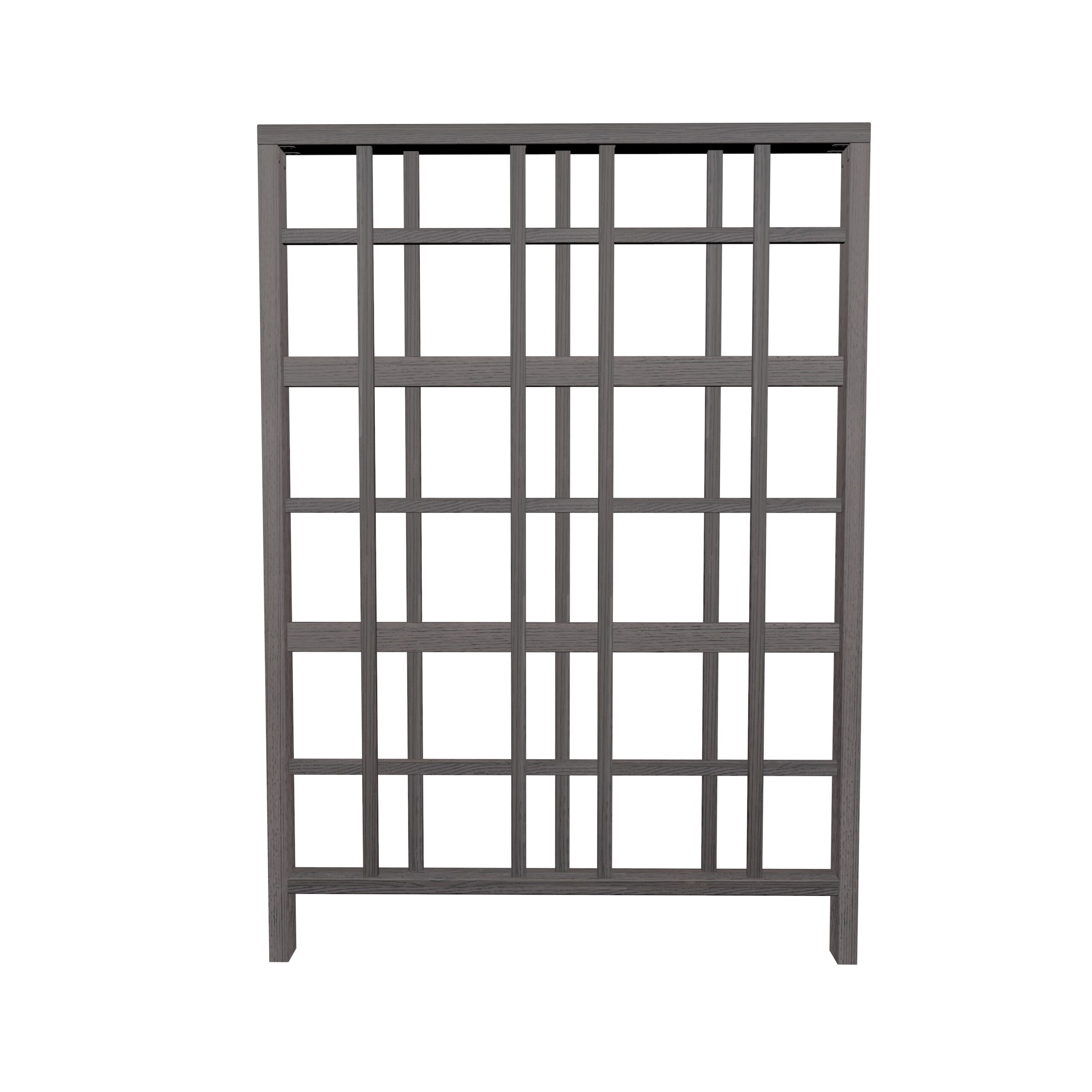 Vita Urbana 60-in W x 84-in H Espresso Brown Vinyl Zen Garden Trellis For Climbing Plants For Cucumbers For Roses