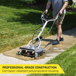 SurfaceMaxx Walk-behind with Water Broom 20-in up to 4500-PSI Rotating surface cleaner for Gas pressure washers