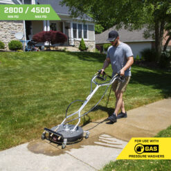 SurfaceMaxx Walk-behind with Water Broom 20-in up to 4500-PSI Rotating surface cleaner for Gas pressure washers