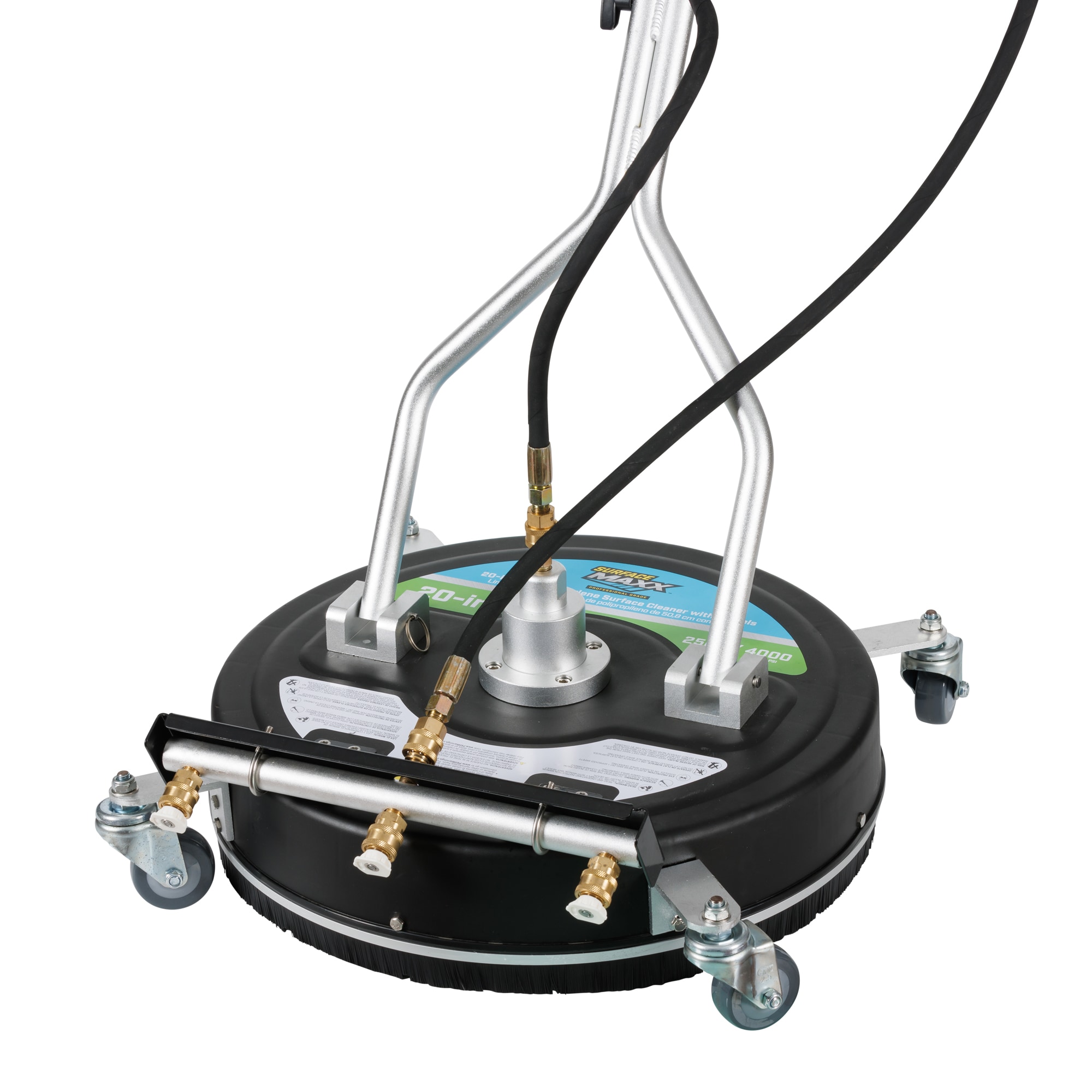 SurfaceMaxx Walk-behind with Water Broom 20-in up to 4500-PSI Rotating surface cleaner for Gas pressure washers