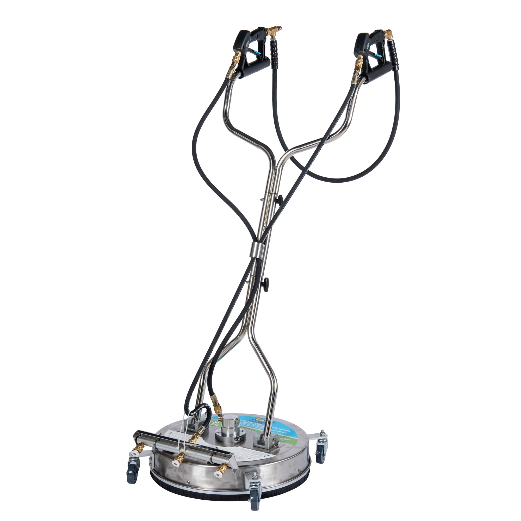 SurfaceMaxx Walk-Behind with Water Broom 21-in up to 4500-PSI Rotating surface cleaner for Gas pressure washers