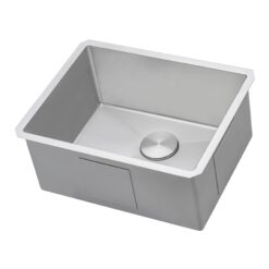 Ruvati 23-in x 18-in 1 -Basin Stainless Steel Undermount Laundry sink with Drain
