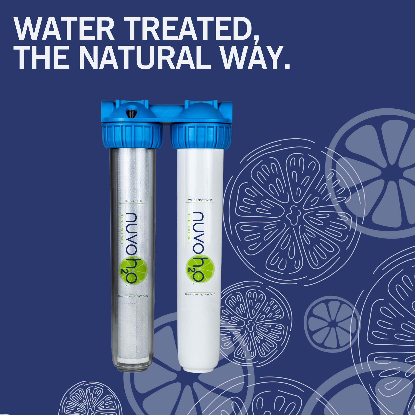 NuvoH2O Home Duo Eco-Friendly Filtration Water Softener and Whole House Filtration System