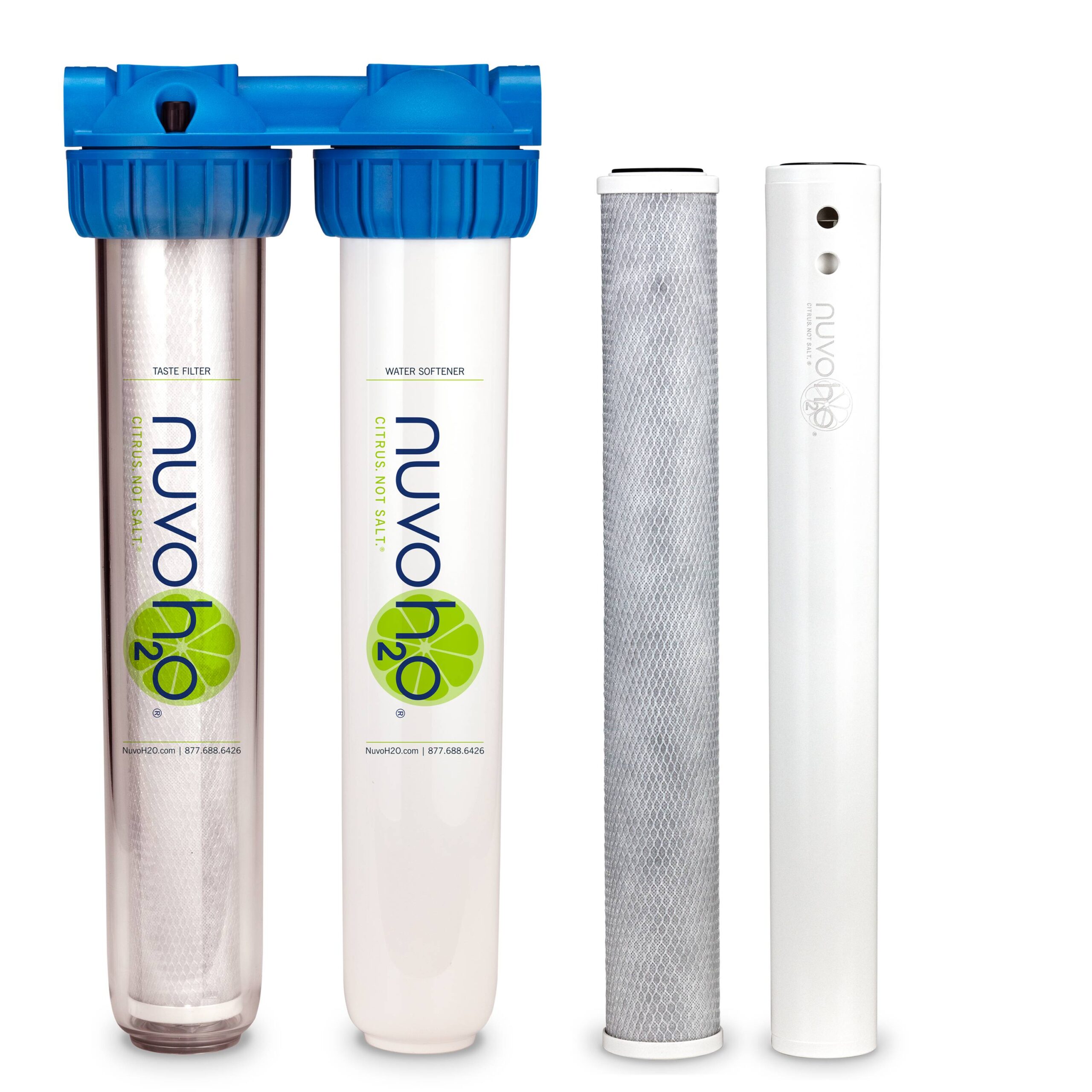 NuvoH2O Home Duo Eco-Friendly Filtration Water Softener and Whole House Filtration System