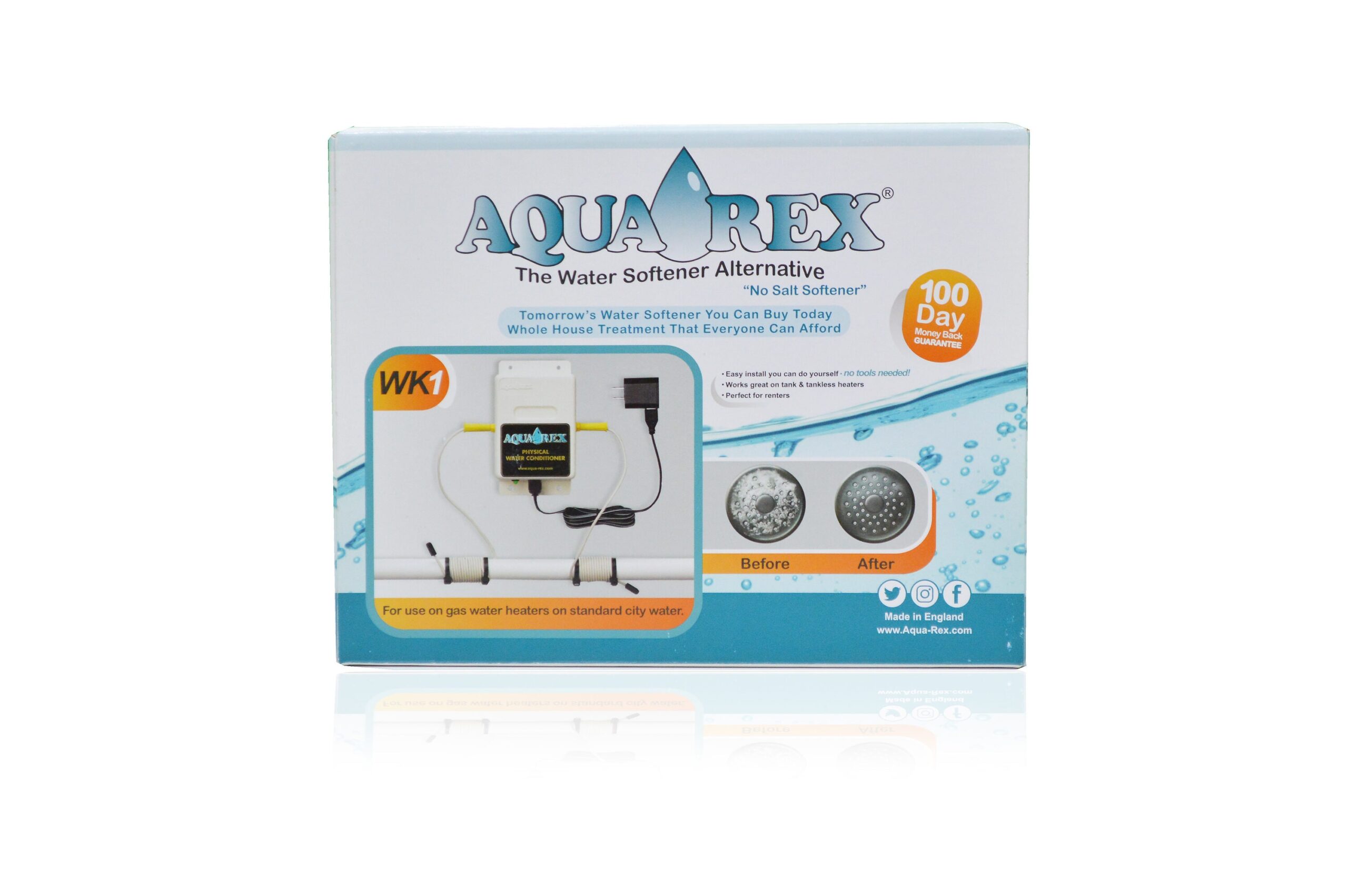 Aqua-Rex Water Softener for Gas Heaters on City Water Water Softener