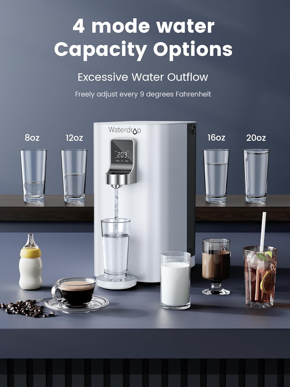 Waterdrop K19 Carbon block White Counter top filter