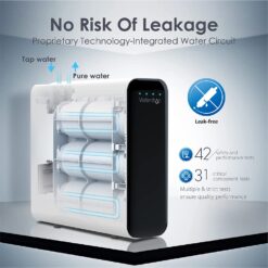 Waterdrop Tankless D6 with MNR35 Filter Carbon block Black Counter top filter