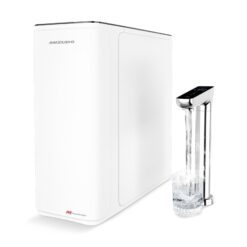 Mizudo Megaflo HOT 9-stage 800 GPD Tankless RO Water Filter Carbon block Under Sink Reverse Osmosis Filtration System Under Sink Water Filtration System with Stainless Steel Faucet