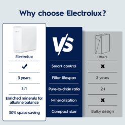 Electrolux PureEssence WiFi 10-Stage Tankless Reverse Osmosis System 600 GPD Under Sink RO Water Filter with Faucet Activated carbon RO Under Sink Water Filtration System with stainless steel Faucet