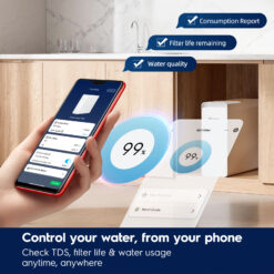 Electrolux PureEssence WiFi 10-Stage Tankless Reverse Osmosis System 800 GPD Under Sink RO Water Filter with Faucet Activated carbon RO Under Sink Water Filtration System with stainless steel Faucet