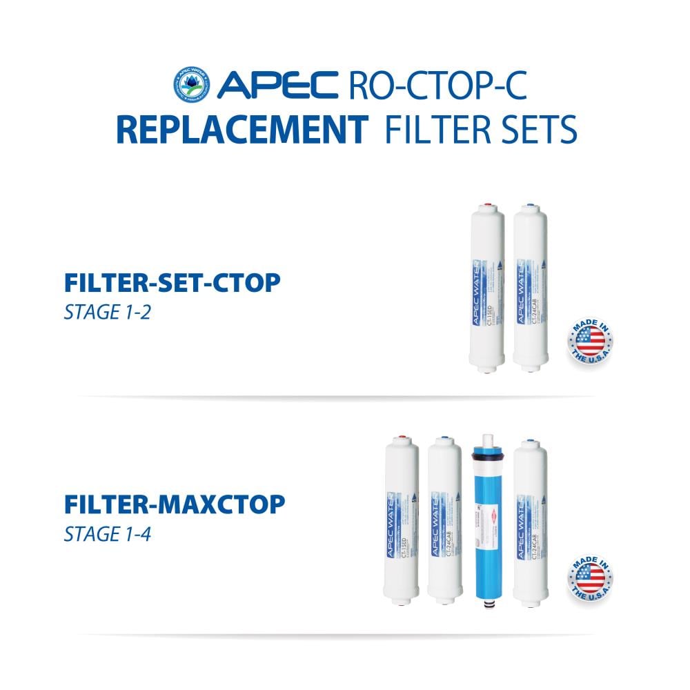 APEC Water ULTIMATE 4-stage Mechanical filtration Under Sink Water Filtration System