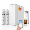 Mizudo Megaflo HOT Activated carbon Reverse Osmosis Filtration Under Sink Water Filtration System with stainless steel Faucet