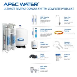 APEC Water Ultimate 4-stage Multi-method Under Sink Water Filtration System