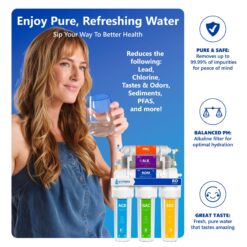 Express Water ROALK10D 6-stage Multi-method Under Sink Water Filtration System