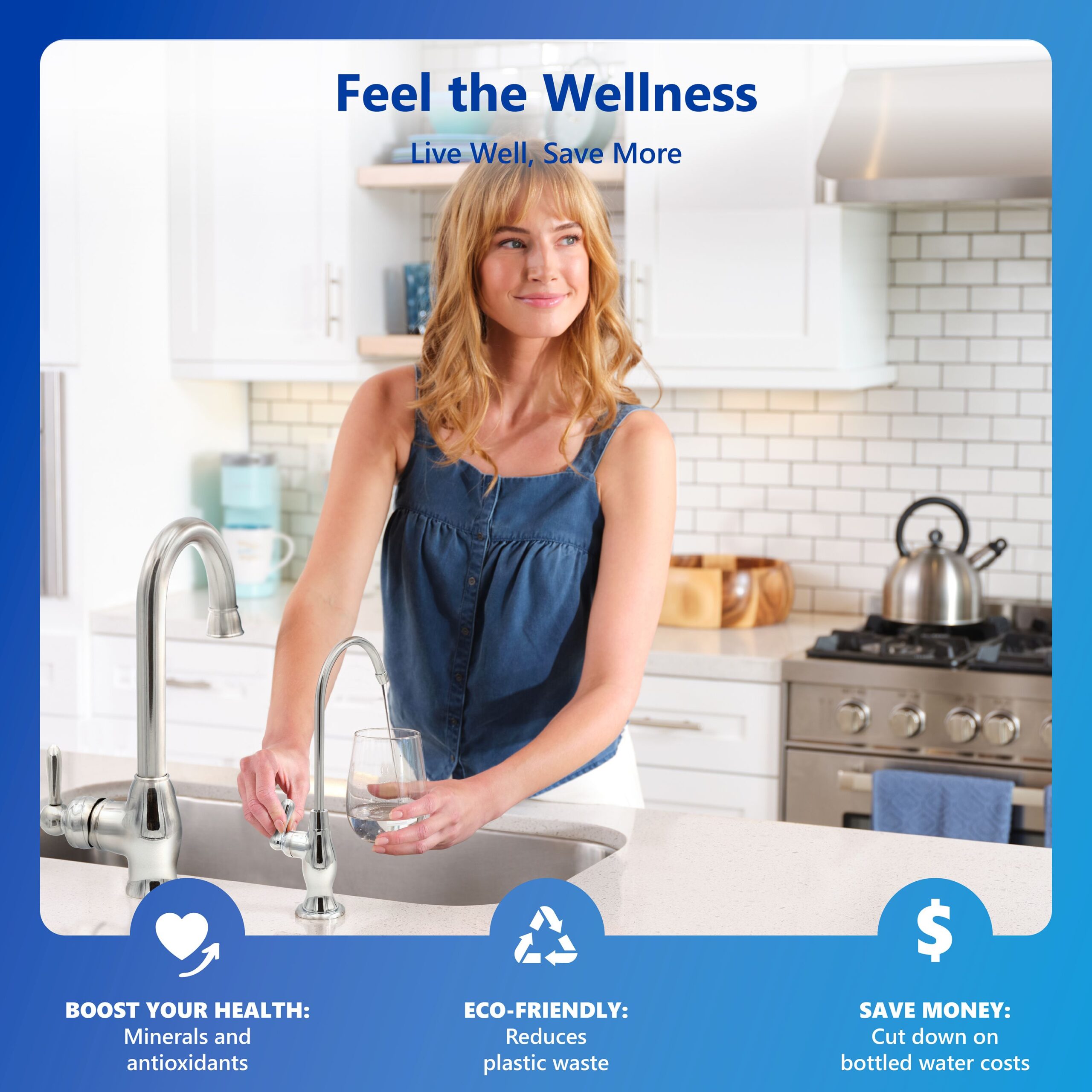 Express Water ROALK10D 6-stage Multi-method Under Sink Water Filtration System