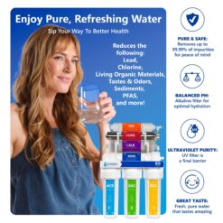 Express Water ROALKUV10MBN 7-stage Multi-method Under Sink Water Filtration System
