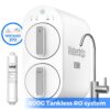 Waterdrop 7-stage G2P600 with MNR35 Filter Composite/Activated carbon Reverse Osmosis Filtration Under Sink Water Filtration System with FCC Listed Stainless Steel faucet Faucet