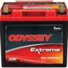 Odyssey Battery, Extreme Series, AGM, 12V, 540 Cold Cranking Amps, Top Post Terminals, 7.8 in L x 7.5 in H x 6.5 in W, Each