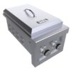 Sunstone Ruby 2 -Burner Natural gas (natural gas) Piezo Stainless steel Outdoor burner