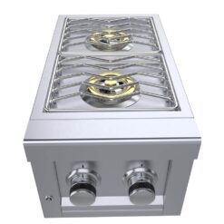 Sunstone Ruby 2 -Burner Natural gas (natural gas) Piezo Stainless steel Outdoor burner