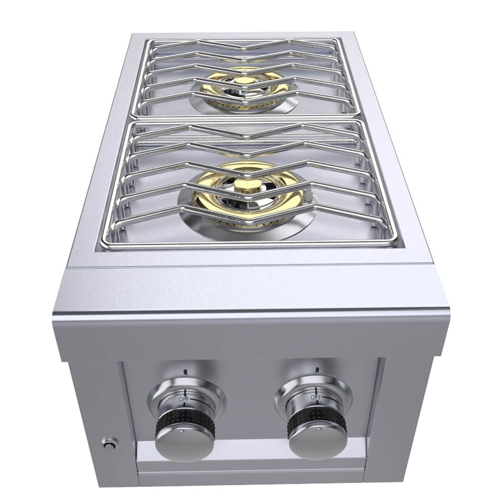 Sunstone Ruby 2 -Burner Natural gas (natural gas) Piezo Stainless steel Outdoor burner