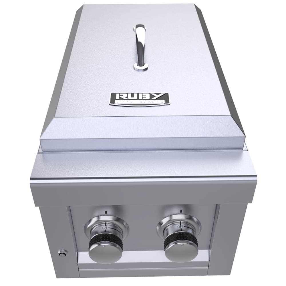 Sunstone Ruby 2 -Burner Natural gas (natural gas) Piezo Stainless steel Outdoor burner